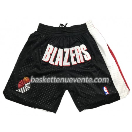 Homme Basket Portland Trail Blazers Shorts à poche Noir Swingman